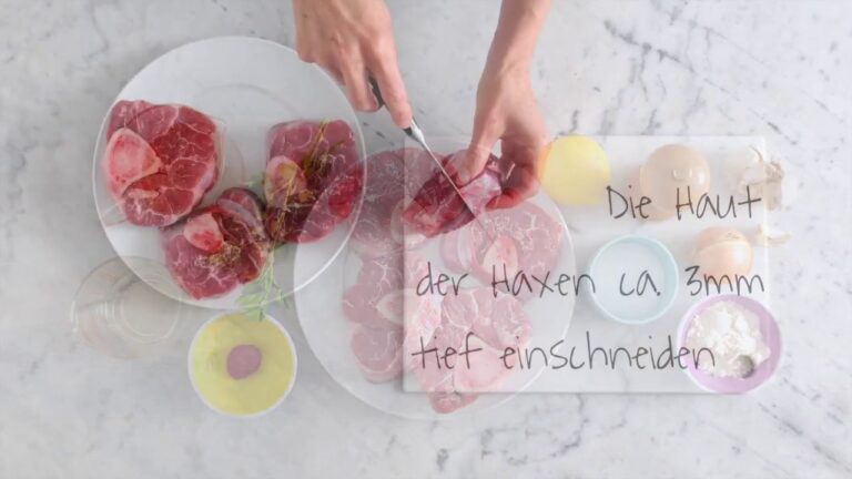 Raffinierte Zubereitung von Ossobuco: Ein Genuss f&uuml;r Feinschmecker
