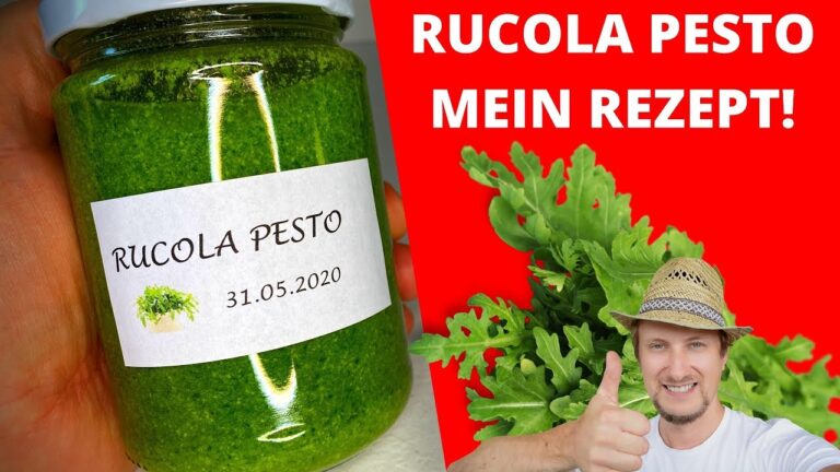 K&ouml;stliches Rucola-Pesto selbst zubereiten