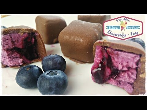 Leckeres Blaubeer-Lavendel-Eis Selbstgemacht