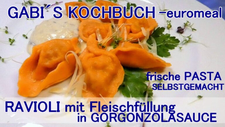 Ravioli mit au&szlig;ergew&ouml;hnlicher So&szlig;e zubereiten