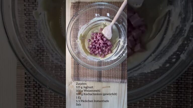 K&ouml;stliche Schinken-Frittelle selbst zubereiten