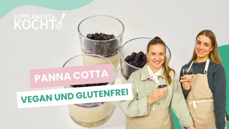 Leichte glutenfreie Panna Cotta selber machen