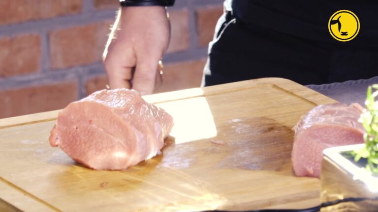 Feine Fleischscheiben f&uuml;r die Zubereitung von Vitello Tonnato