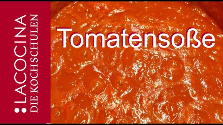 K&ouml;stliche Tomatenso&szlig;e: Selbst Gemacht und Einfach!