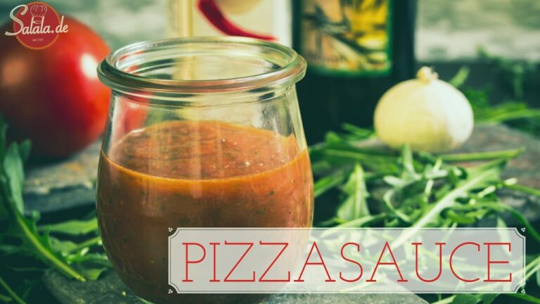 Einfache Rezepte für Köstliche Pizzasoßen