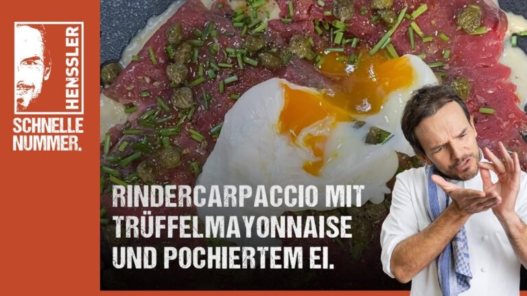 Kreative Inspiration f&uuml;r Tr&uuml;ffel-Carpaccio Gerichte