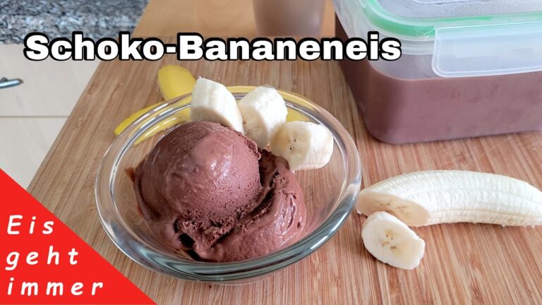 Schokoladen-Bananen-Eiscreme: Verf&uuml;hrerische Rezepte