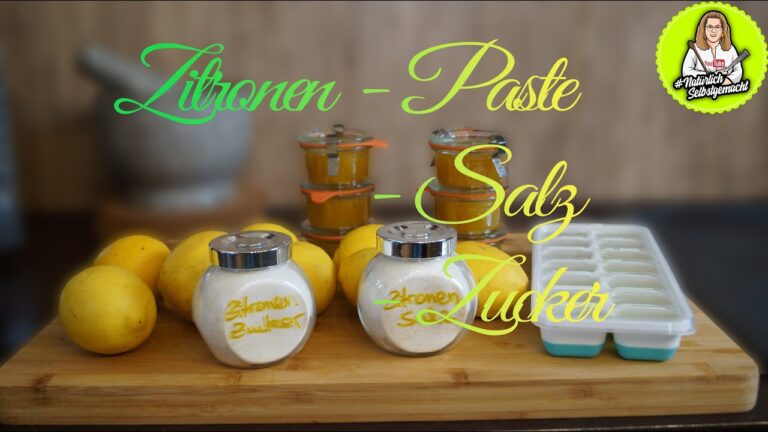 Zitronenlik&ouml;r vom eigenen Zitronenbaum herstellen