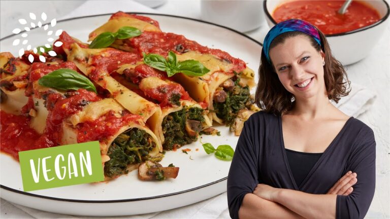 Köstliche Pilzfüllung für perfekte Cannelloni