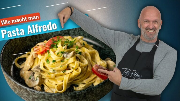 Einfaches Rezept f&uuml;r Spaghetti Alfredo