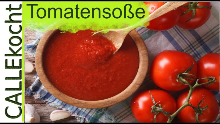 Frische Tomatensauce f&uuml;r Spaghetti: Ein einfaches Rezept