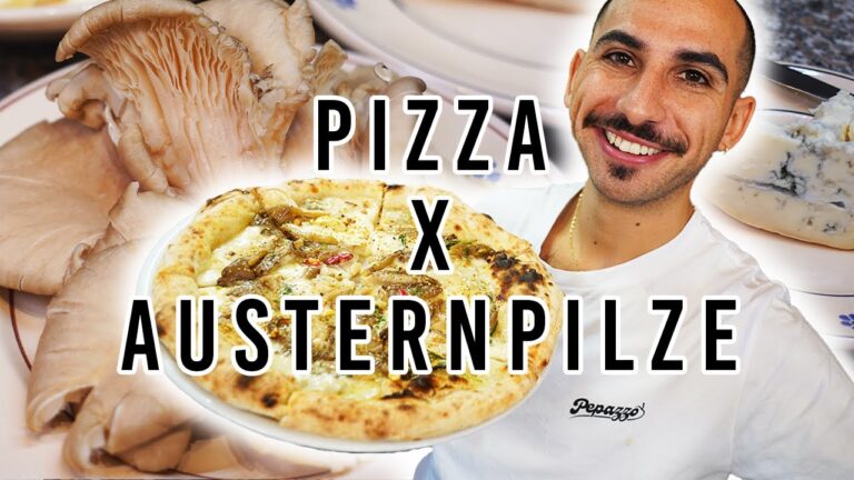 Kreative Variationen der italienischen Gorgonzola-Pizza