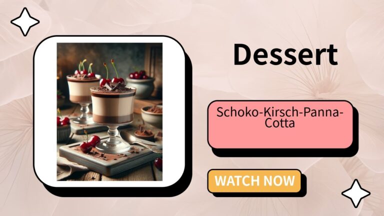 Panna Cotta: Der perfekte süße Nachtisch