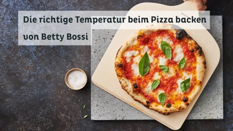 Knusprige Pizza: Rezepte und optimale Backofentemperatur