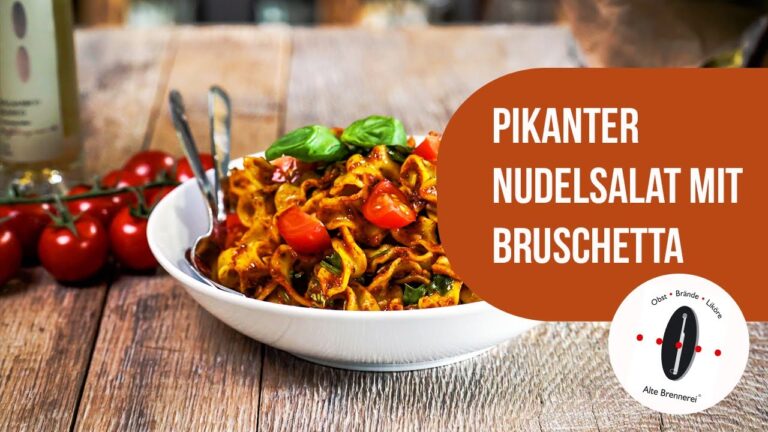 Köstliche Bruschetta mit Rote Bete und Walnüssen